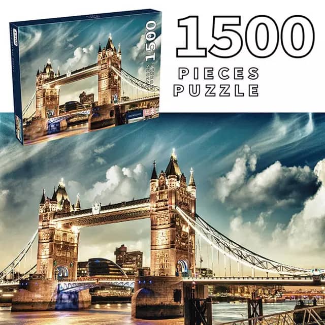 JIGSAW PUZZLE LONDON TOWER BRIDGE PUZZLE SET - 1500PCS