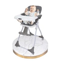 Thumbnail for BABY HIGH & FOOD CHAIR FOLDABLE WITH ADJUSTABLE TRAY