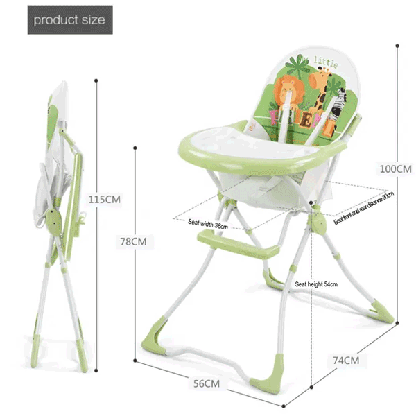 SHENMA BABY HIGH CHAIR WITH REMOVABLR TRAY