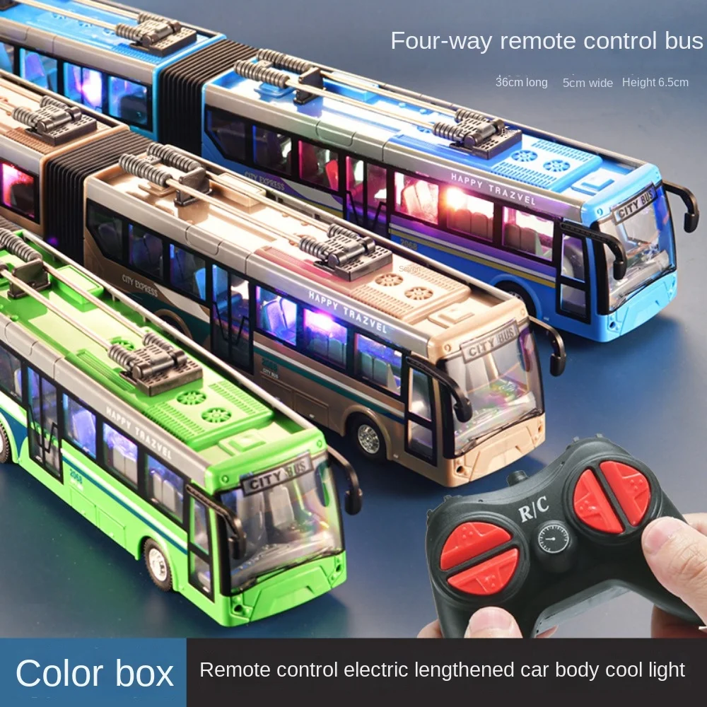 REMOTE CONTRO 6 WHEEL DOUBLE BUS