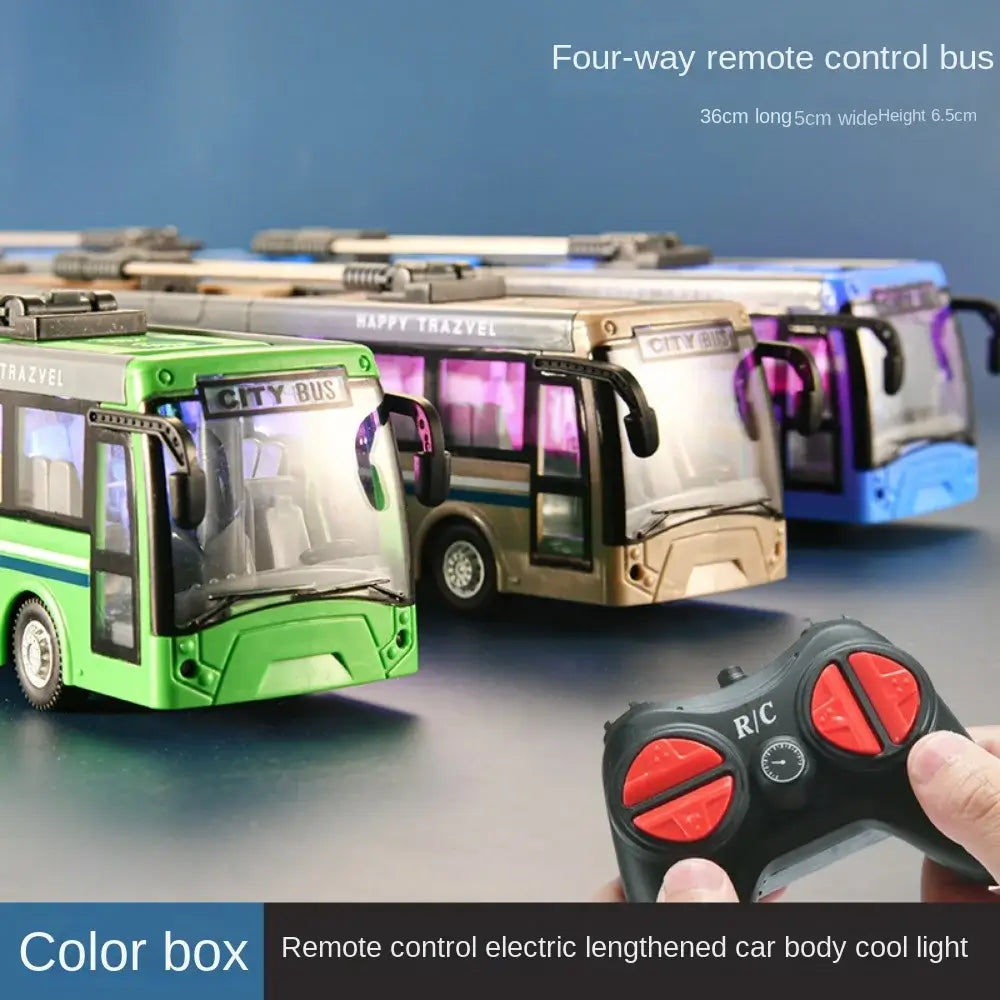 REMOTE CONTRO 6 WHEEL DOUBLE BUS