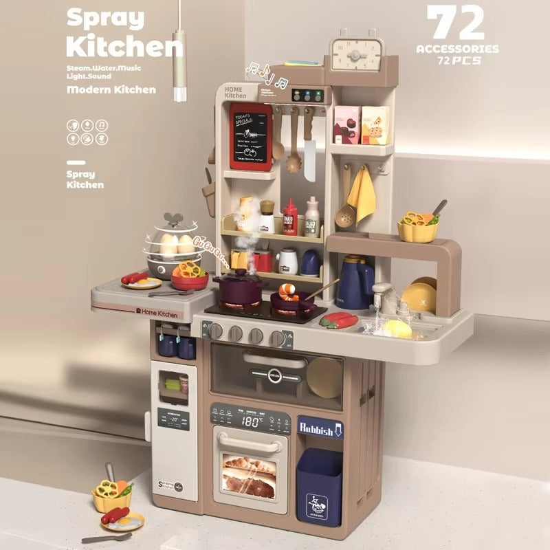 SPRAY KITCHEN TABLEWARE SET - 74PCS