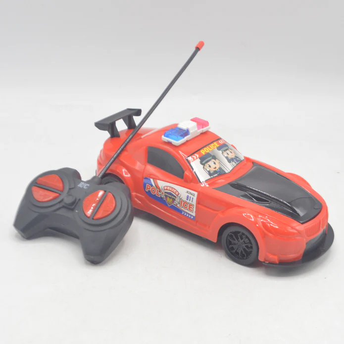 REMOTE CONTROL POLICE RACING CAR WITH LIGHTS