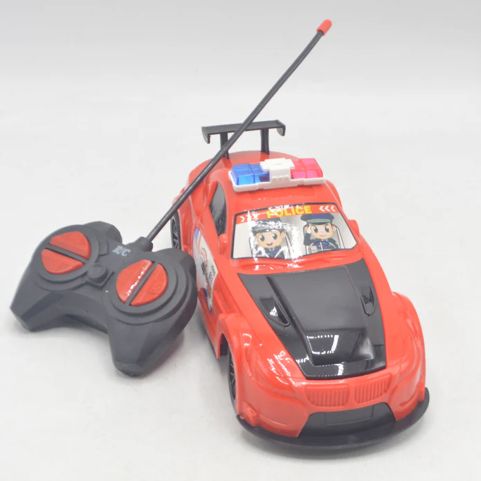 REMOTE CONTROL POLICE RACING CAR WITH LIGHTS