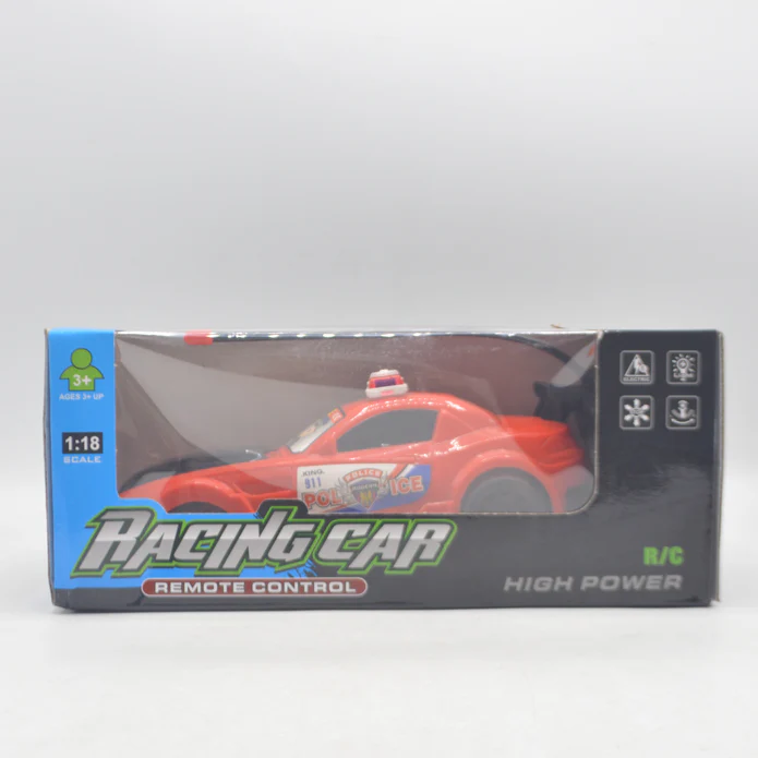 REMOTE CONTROL POLICE RACING CAR WITH LIGHTS