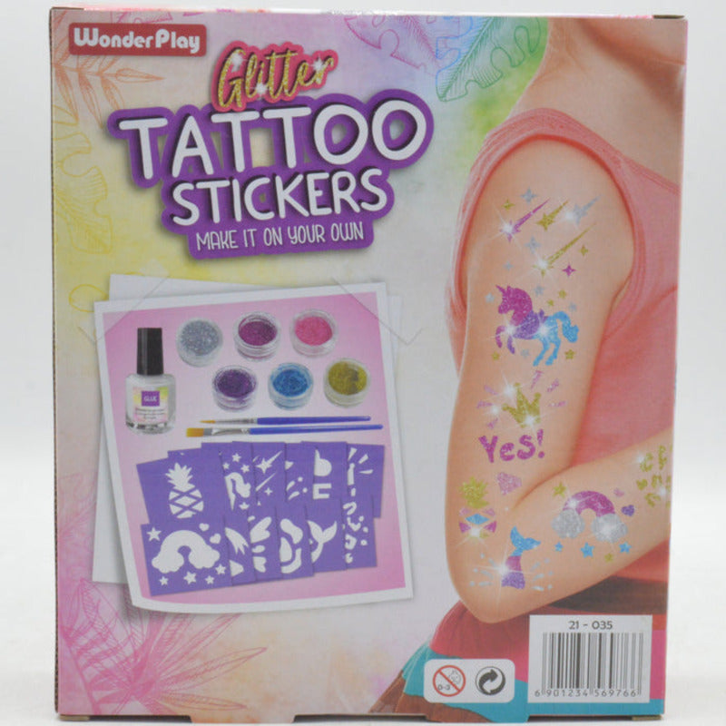 GLITTER TATTOO STICKERS