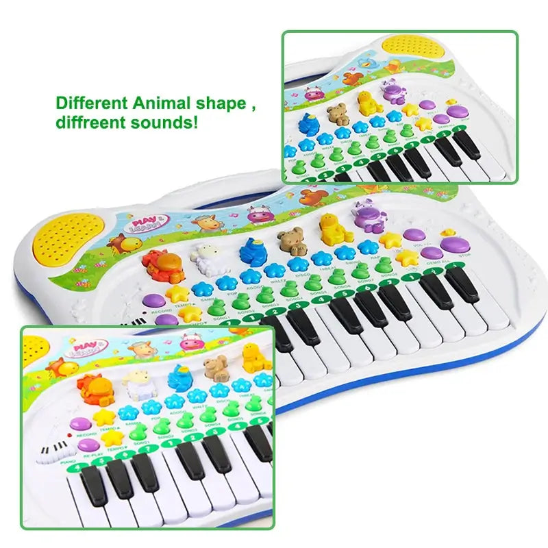 CARTOON ANIMAL MUSICAL MULTIFUNCTION KEYBOARD PIANO