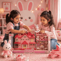 Thumbnail for DREAMY RABBIT DOLL HOUSE FOR GIRLS