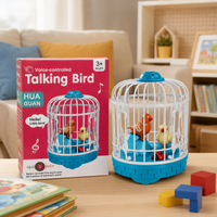 Thumbnail for TALKING BIRD VOICE-CONTROL TOY CAGE