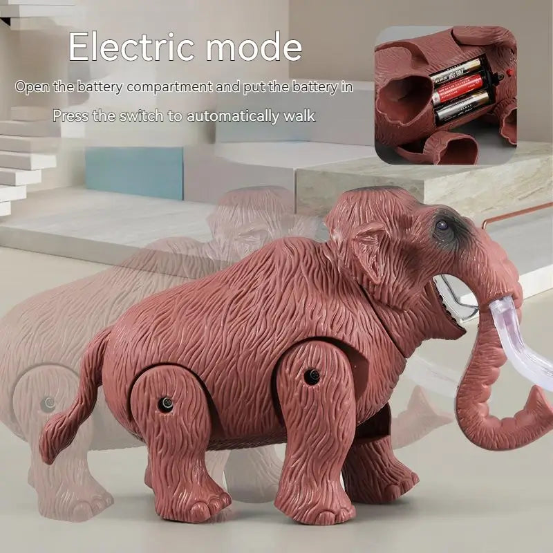 SIMULATION WALKING ELEPHANT WITH LIGHT & MUSIC