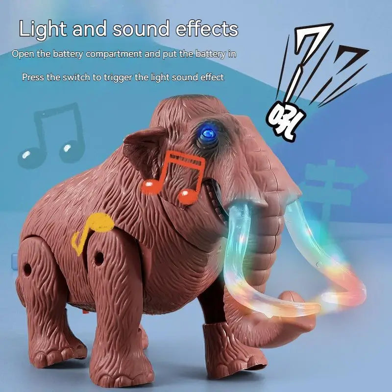 SIMULATION WALKING ELEPHANT WITH LIGHT & MUSIC