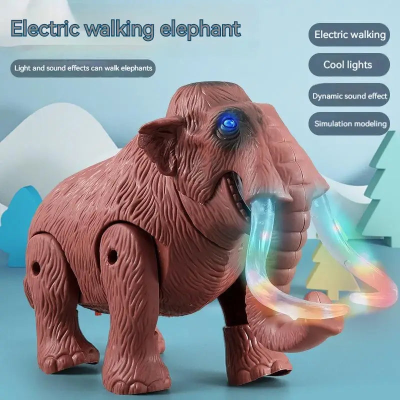 SIMULATION WALKING ELEPHANT WITH LIGHT & MUSIC