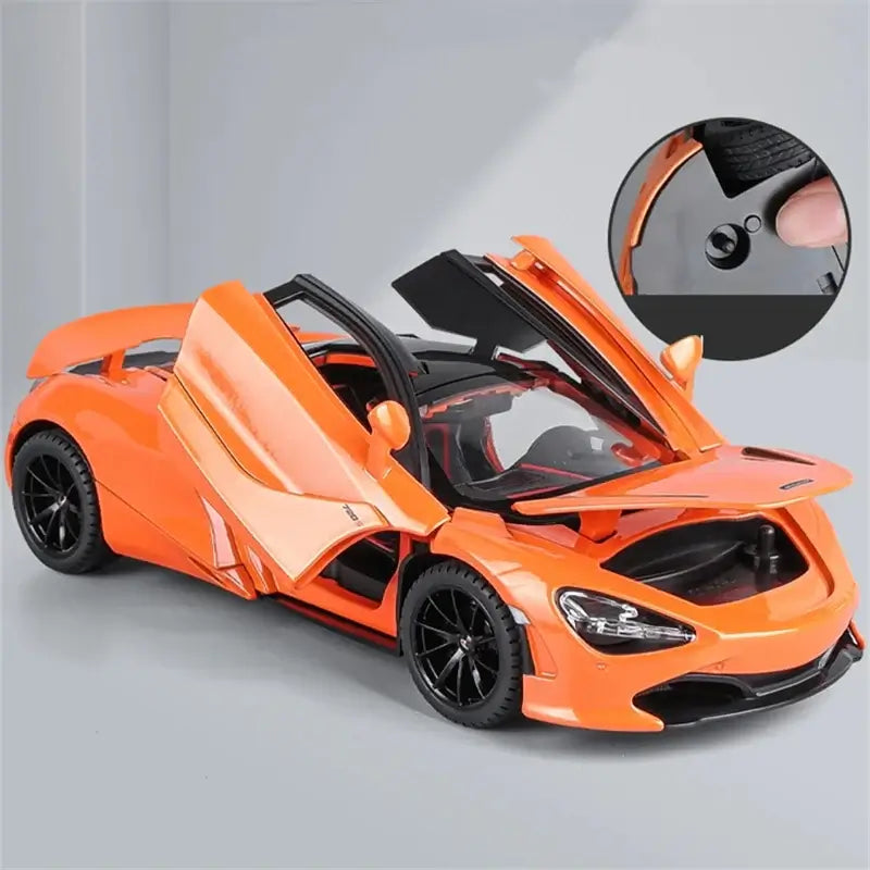 1 :24 MCLAREN 720S SPIDER ALLOY DIECAST MODEL