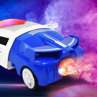 Thumbnail for 2 IN 1 TRANSFORMABLE CAR TOY WITH COLORFUL LIGHTS AND MUSIC