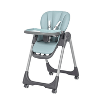 Thumbnail for KIDILO BABY HIGH CHAIR FOLDABLE WITH HEIGHT & SEAT ADJUSTABLE