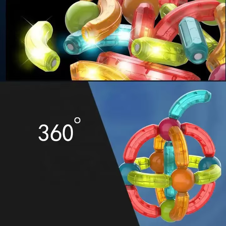 STEM LIGHT MAGNETIC STICKS BLOCK - 52PCS