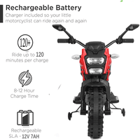 Thumbnail for HARLEY DAVIDSON - KIDS BATTERY OPERATED RIDE ON TRAIL BIKE WITH SHOCK