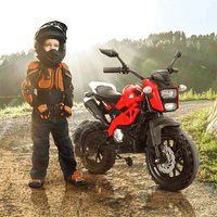 Thumbnail for HARLEY DAVIDSON - KIDS BATTERY OPERATED RIDE ON TRAIL BIKE WITH SHOCK