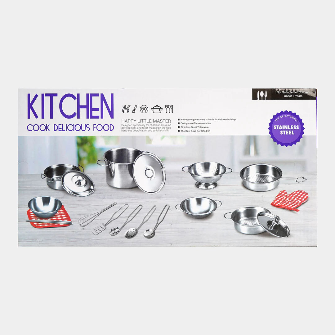 METAL KITCHEN SET FOR KIDS