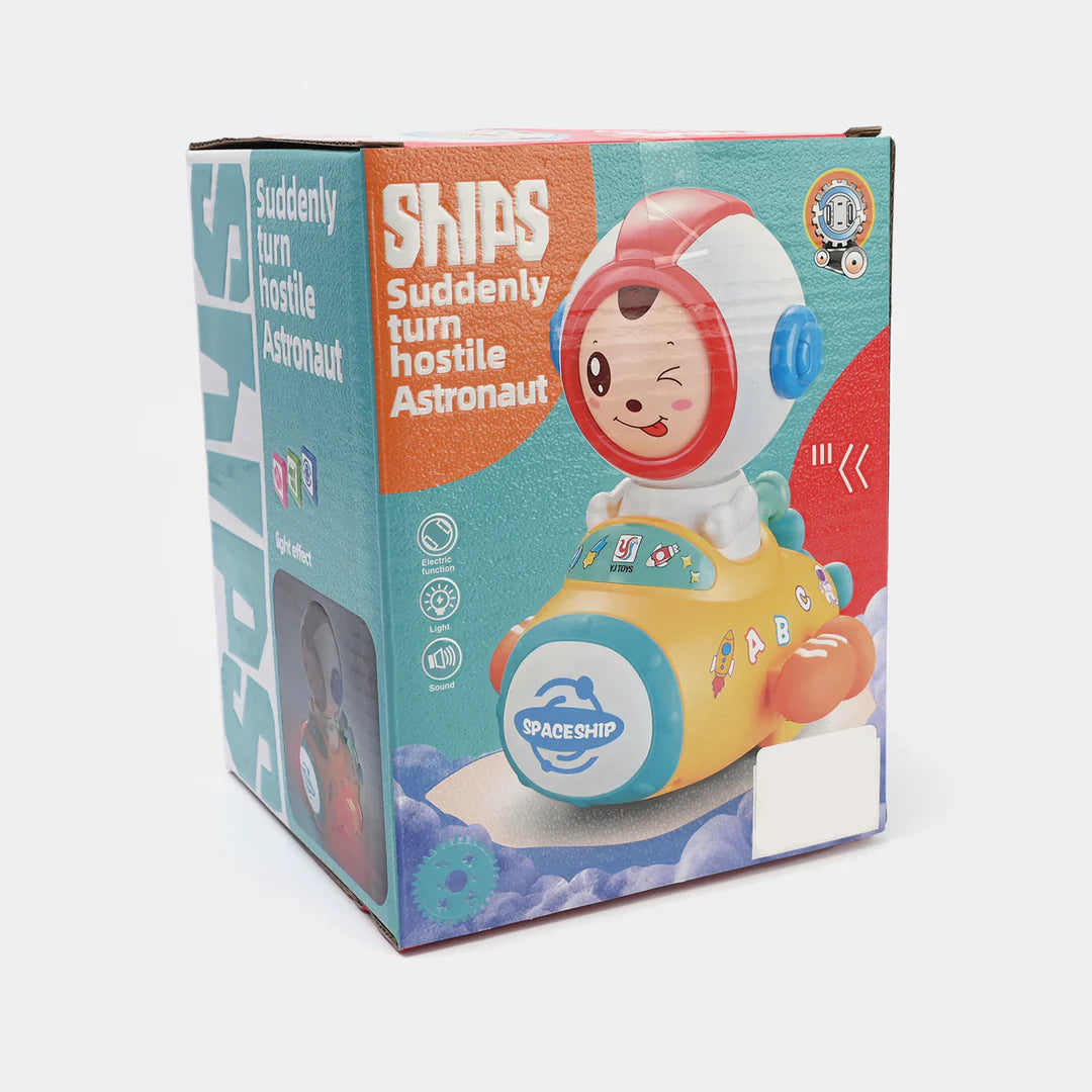 CARTOON WHEEL CAR DRIVING TOY WITH LIGHT & SOUND