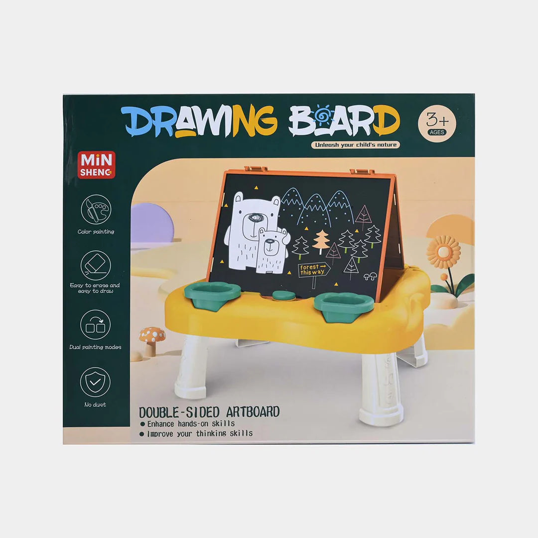 DOUBLE SIDE TABLE DRAWING BOARD EDUCATIONAL TOY