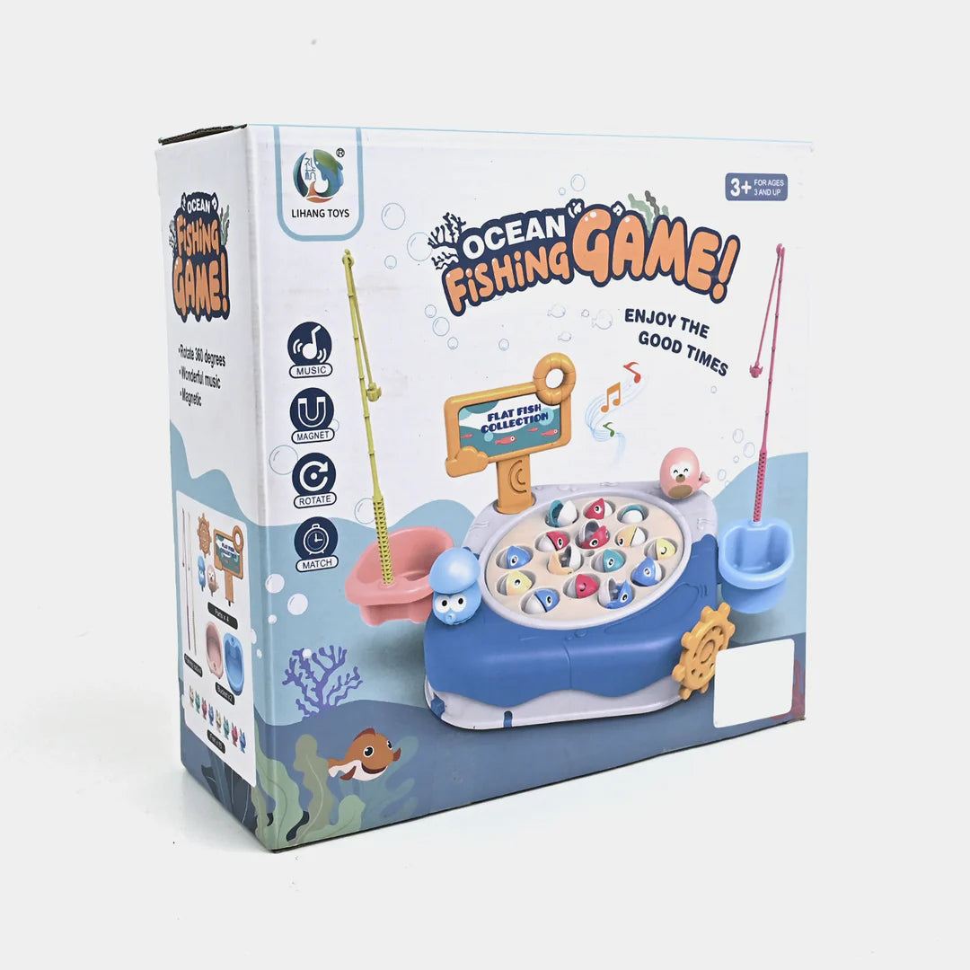 ELECTRIC ROTATING FISHING GAME FOR KIDS