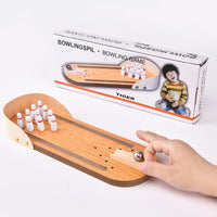 Thumbnail for WOODEN DESKTOP BOWLING GAME