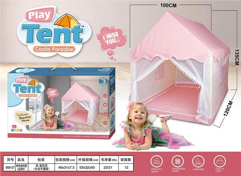 FANTASY CASTLE TENT PLAYHOUSE