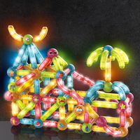 Thumbnail for STEM LIGHT MAGNETIC STICKS BLOCK - 52PCS