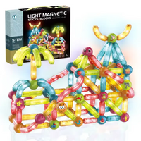 Thumbnail for STEM LIGHT MAGNETIC STICKS BLOCK - 52PCS