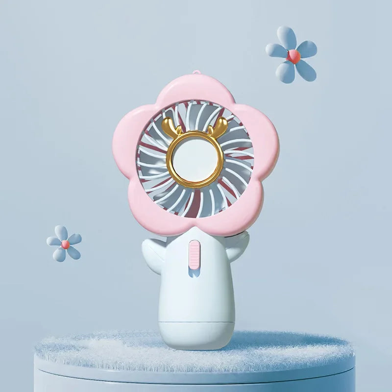 FLOWER MINI PORTABLE HAND FAN