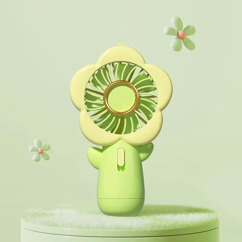 FLOWER MINI PORTABLE HAND FAN