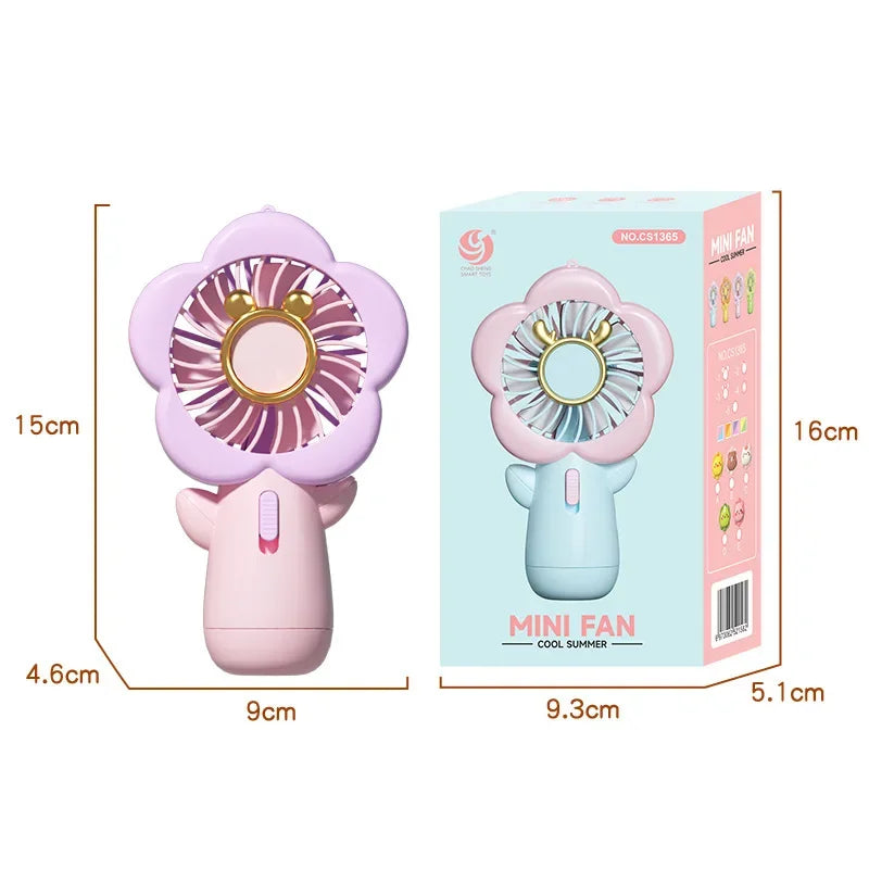 FLOWER MINI PORTABLE HAND FAN