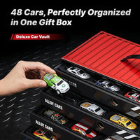 Thumbnail for CONTAINER ALLOY CAR MODEL FINALE INERTIA PULL BACK MINI CAR TOY - 48PCS