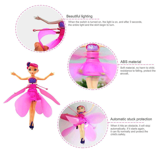 HAND SENSOR BARBIE FLYING DOLL