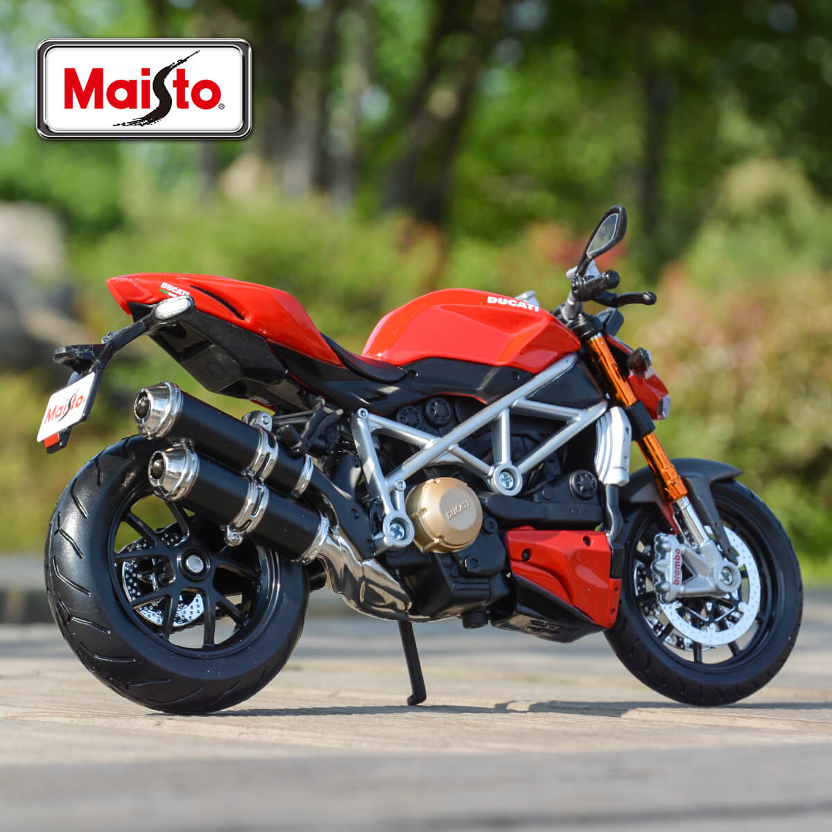 MAISTO 1:12 DUCATI mod. STREET FIGHTER S LICENSED ALLOY DIECAST MODEL