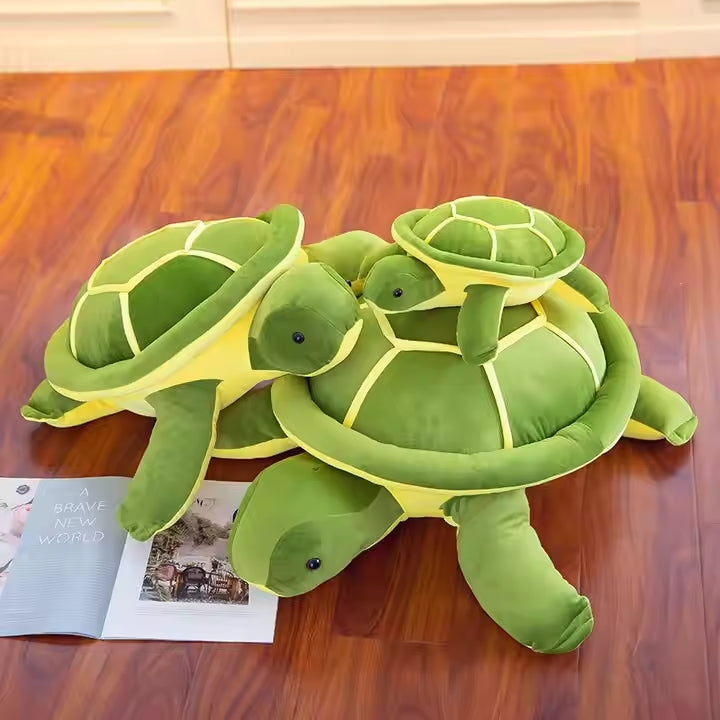 GREEN TURTLE PLUSH TOY