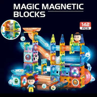 Thumbnail for STEM LIGHT MAGNETIC BLOCKS - 142PCS