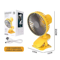 Thumbnail for CREATIVE HANDHELD PORTABLE MINI OFFICE DESKTOP FAN
