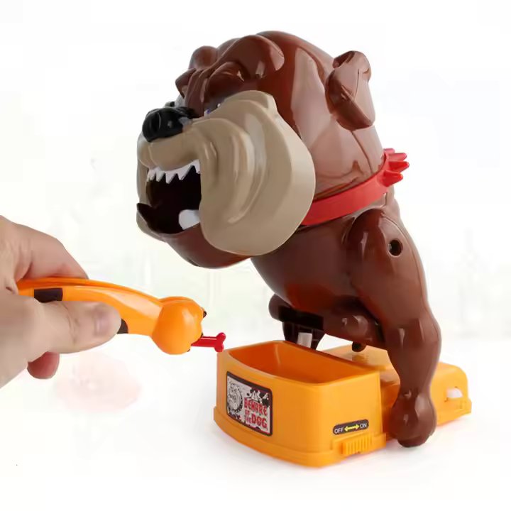 CAUTION VICIOUS DOG TOY FOR KIDS