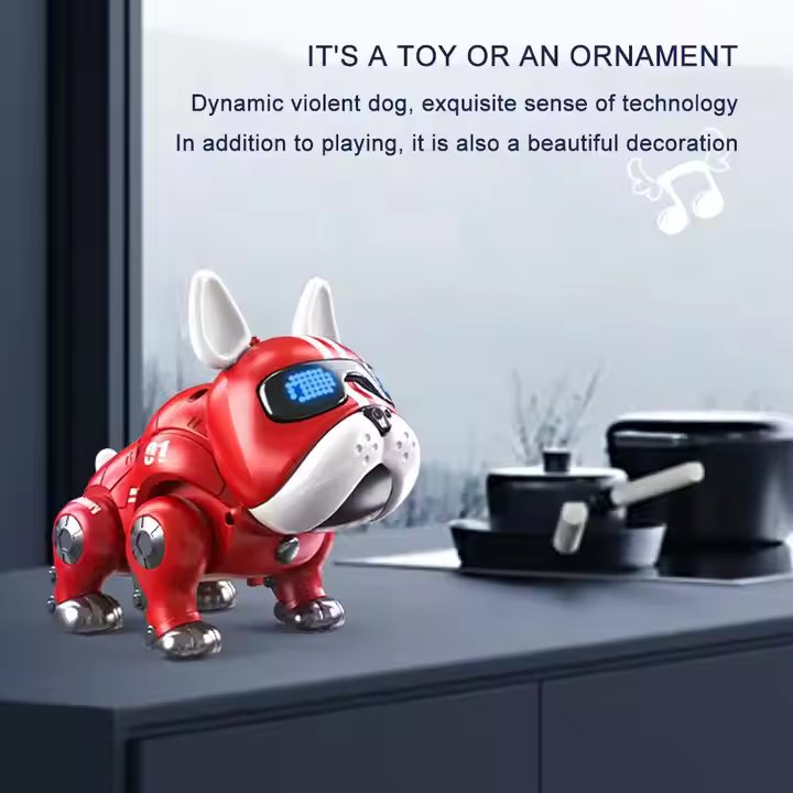 ELECTRIC ROBOT BULL DOG TOY