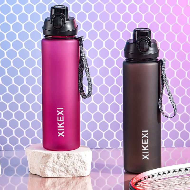 XIKEXI 1L FROSTED PLASTIC WATER BOTTLE