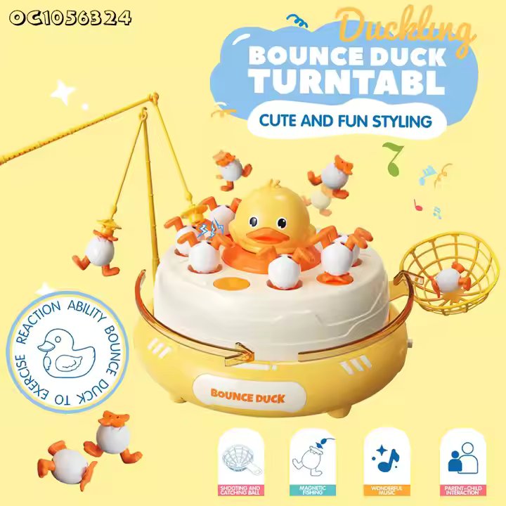 FUNNY DUCK LAUNCH TURNTABLE FUN GAME
