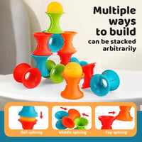 Thumbnail for BUILD & STACK SPLICING PUZZLE PLAY SET