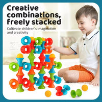 Thumbnail for BUILD & STACK SPLICING PUZZLE PLAY SET