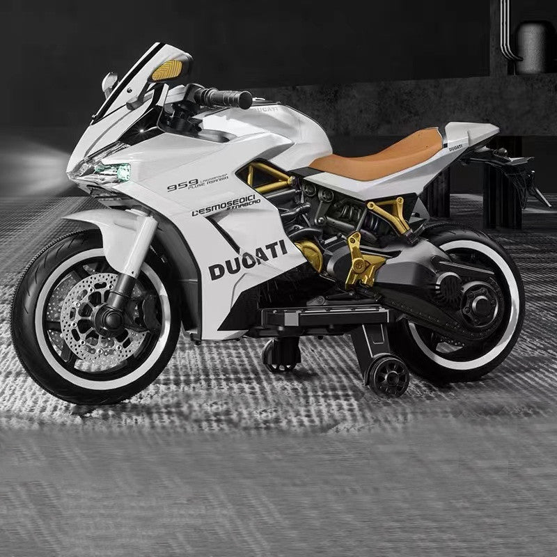 KIDS DUCATI 959 BATTERY OPERATED ELECTRIC RIDE ON BIKE