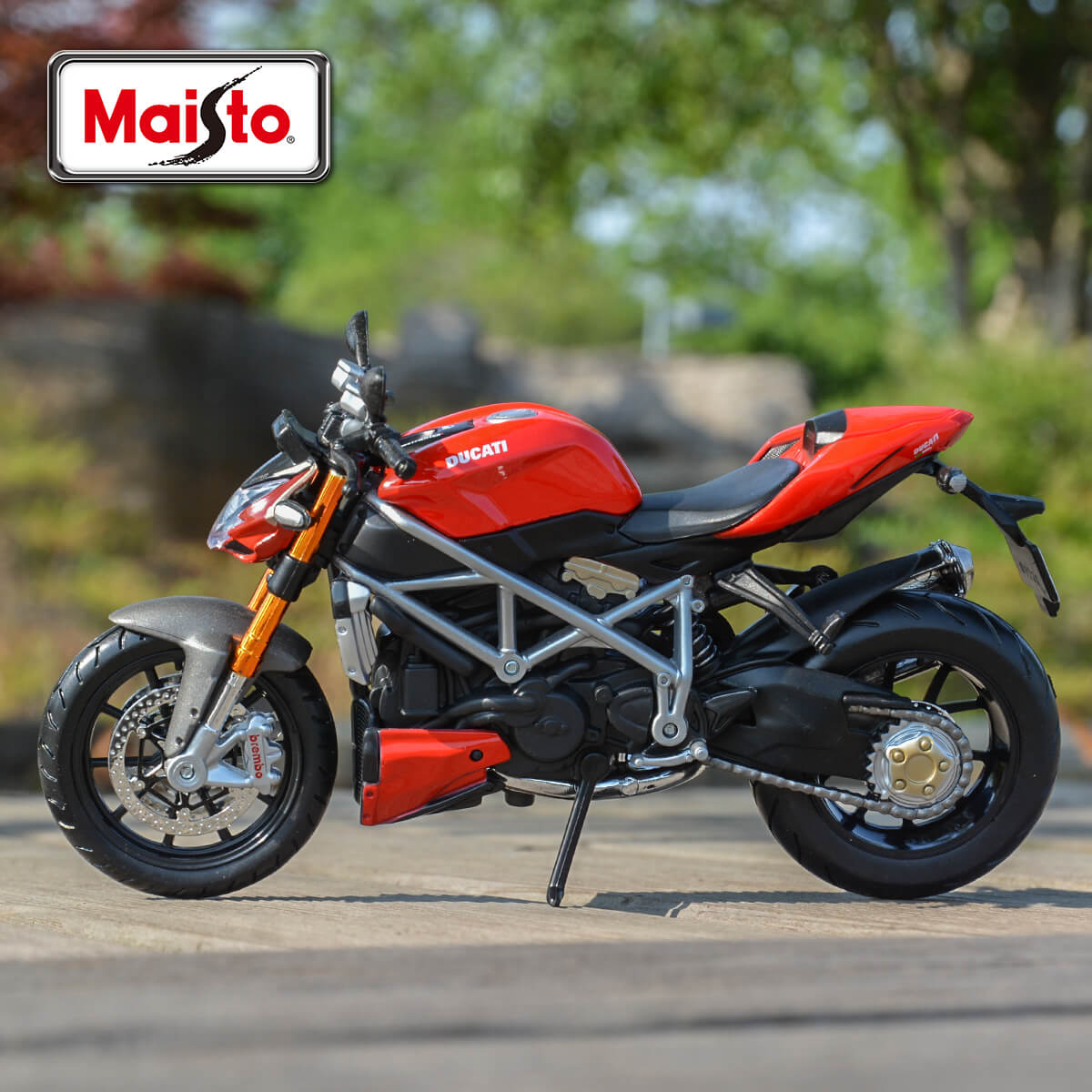 MAISTO 1:12 DUCATI mod. STREET FIGHTER S LICENSED ALLOY DIECAST MODEL