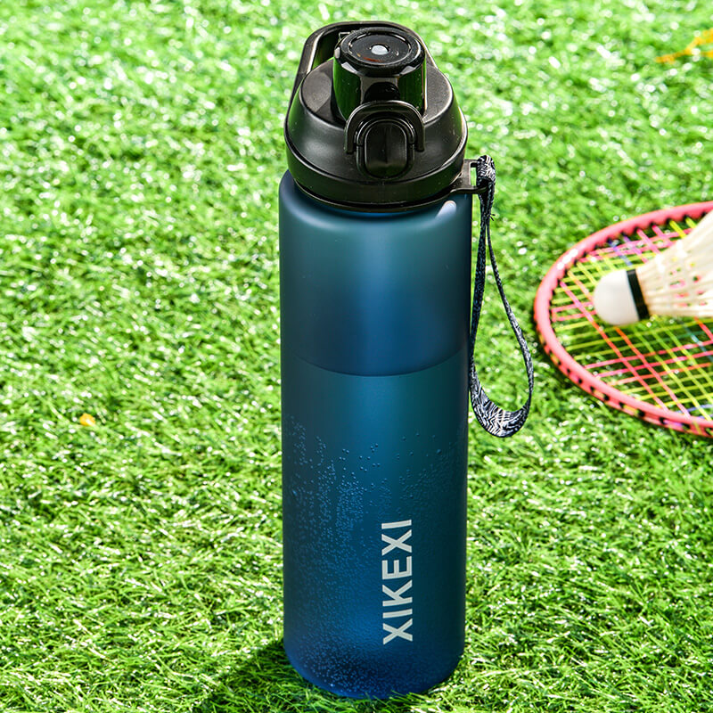 XIKEXI 1L FROSTED PLASTIC WATER BOTTLE