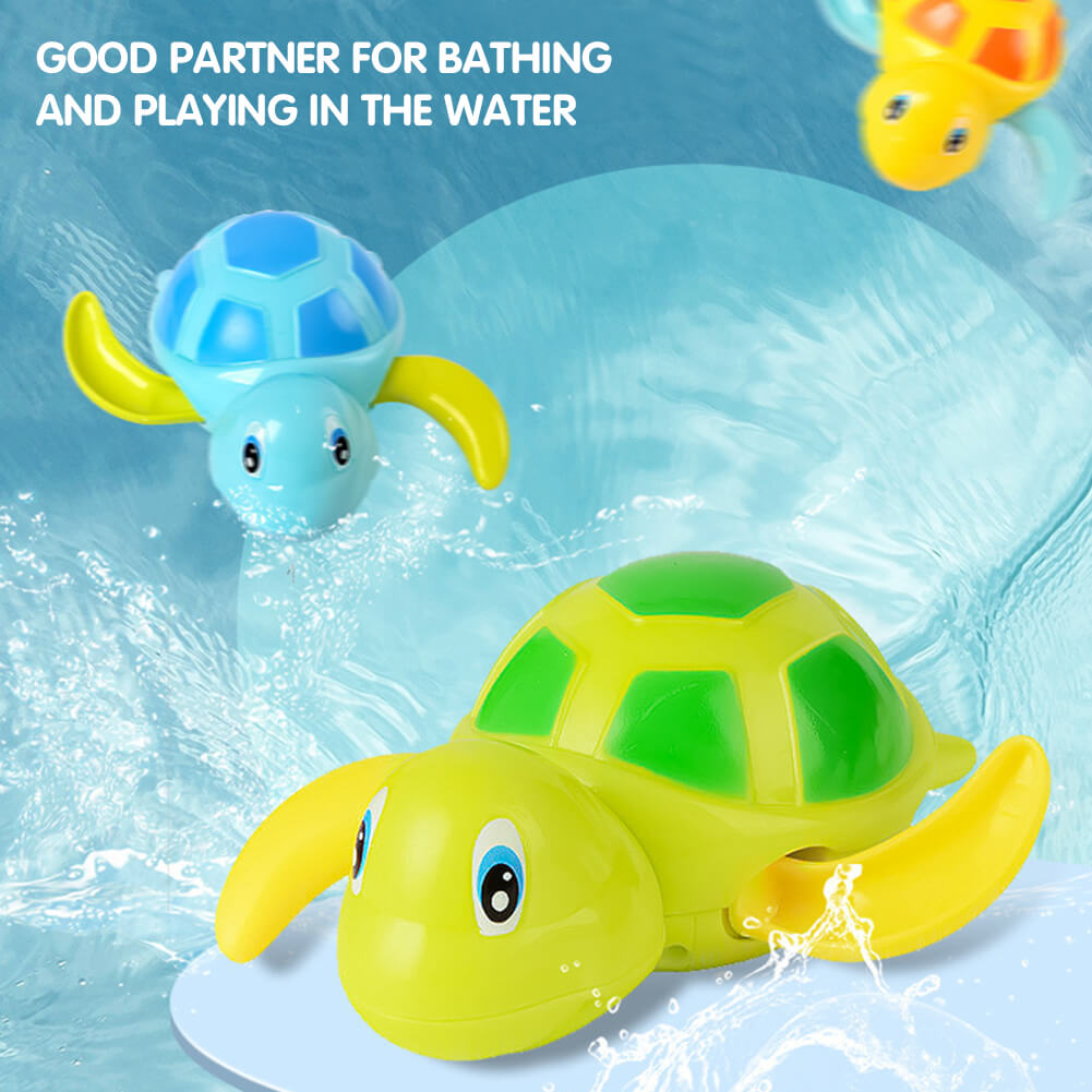 2 PCS NEWBORN CUTE TURTLE BATH TOYS