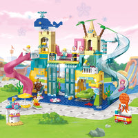 Thumbnail for COGO GIRLS WATER PARK BUILDING BLOCKS - 715PCS